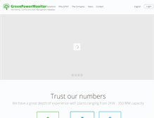 Tablet Screenshot of greenpowermonitor.com